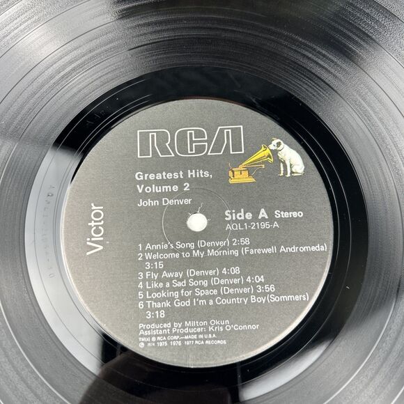 John Denver - Greatest Hits Volume 2 - RCA Records Pressing AQL1-2195 - Picture 4 of 9